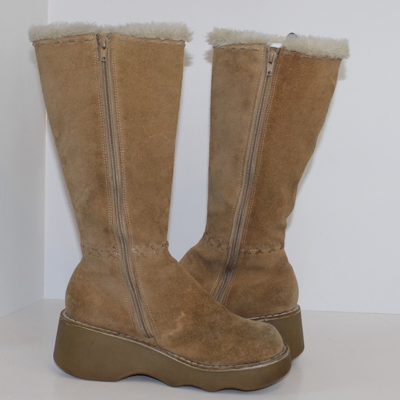 platform moccasin shoes